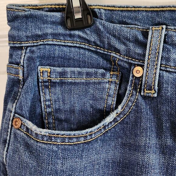 Levi's 515 Women's Med Wash Boot Cut Jeans Size 12 Zip Button Closure Western - Picture 4 of 11